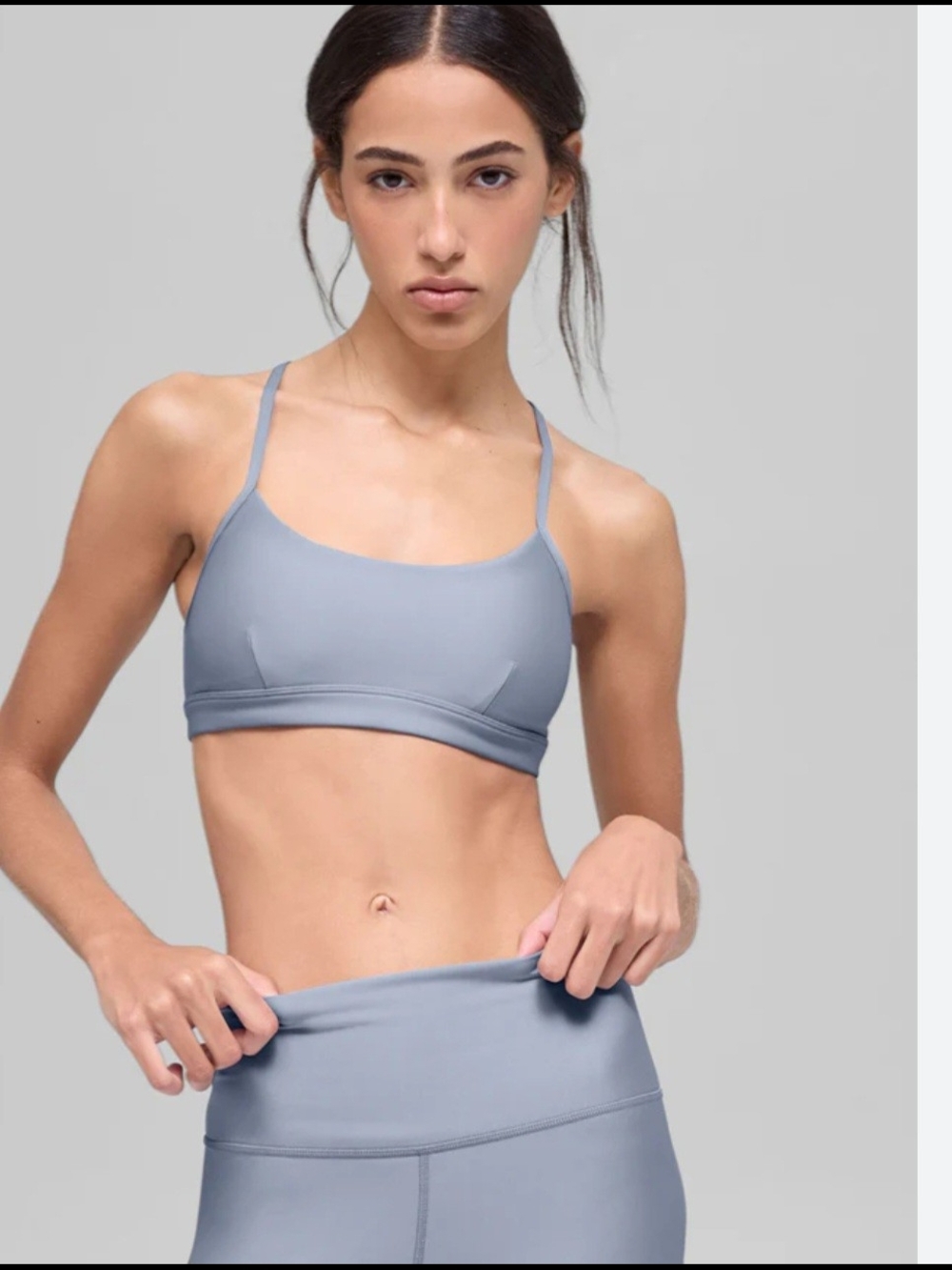 ALO Yoga Light Blue Strappy  Bra